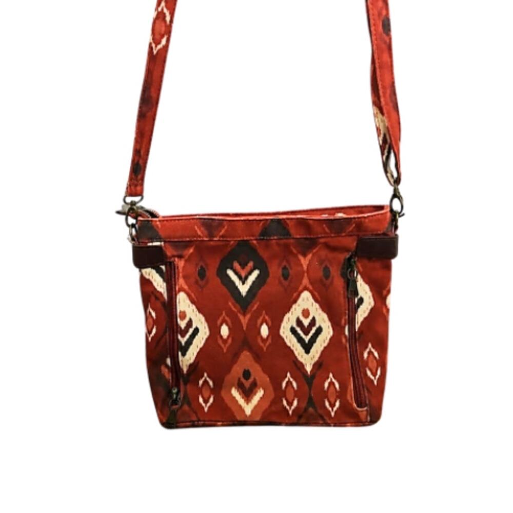 Browning Concealed Carry Purse, CCW Gun Handbag Ikat Merlot Catrina